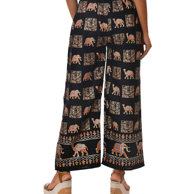 golden palazzo pants online